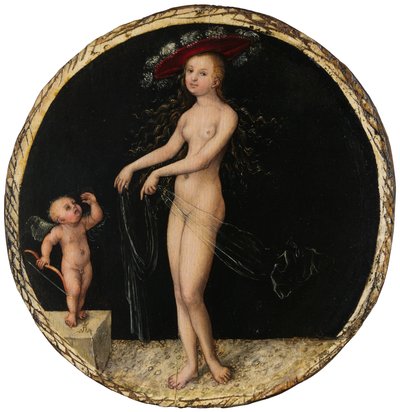 Venus y Amor de Lucas Cranach the Elder
